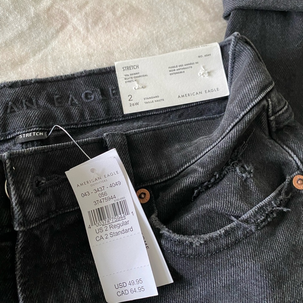 Women's Black Jeans - Picture 2 of 4